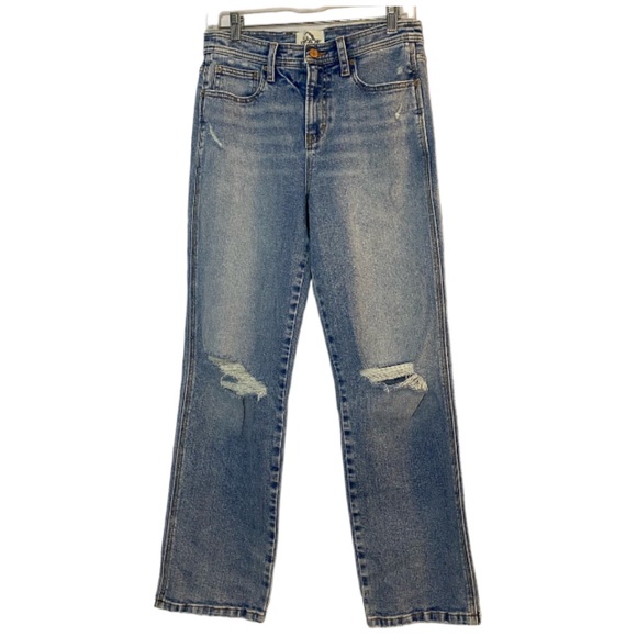 Vintage Jordache Size 26 High Waisted Straight Leg Wash